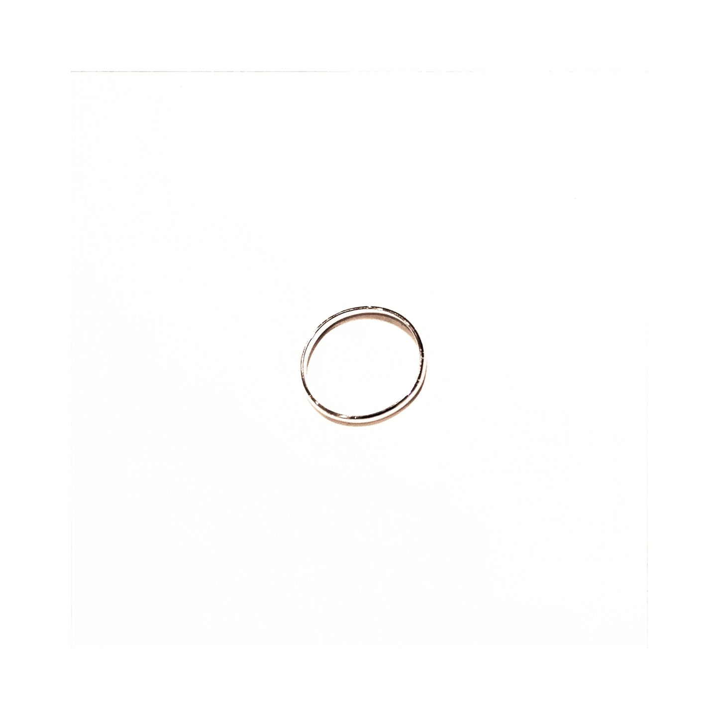 Bague anneau de doigt LINE silver