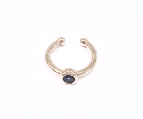 Bague d' oreilles / ear cuff blue