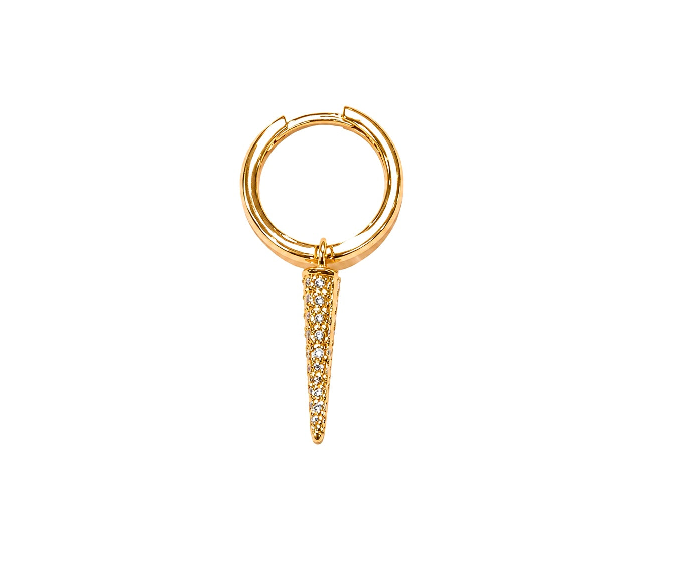 Anneau d’oreilles spike ciselé