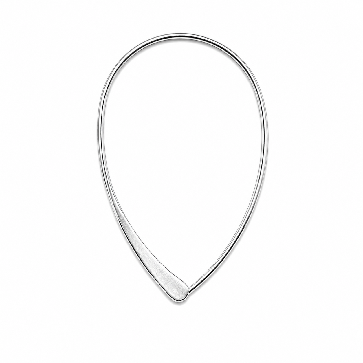 Boucle d'oreilles goutte silver