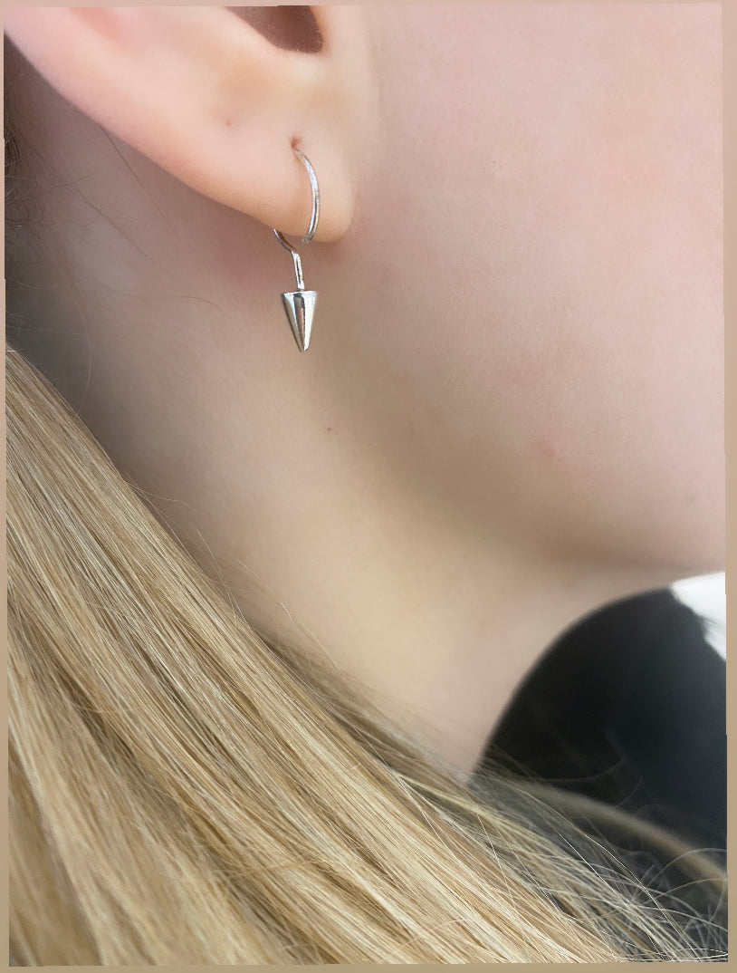 Boucle d'oreilles punk spike
