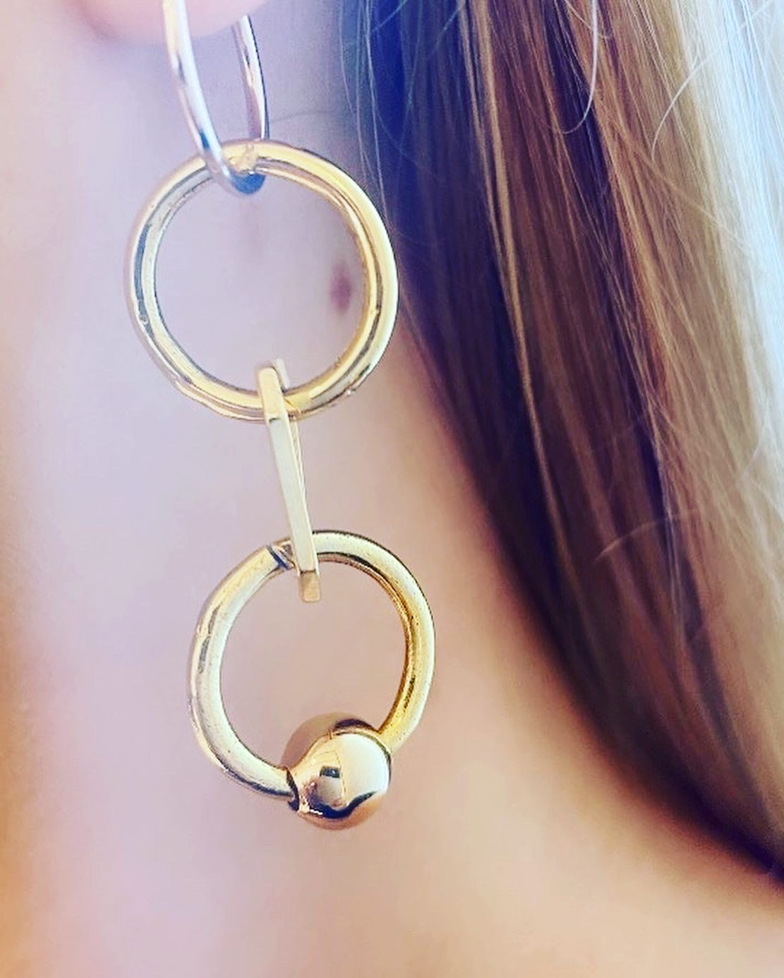 Boucle d'oreille punky ring