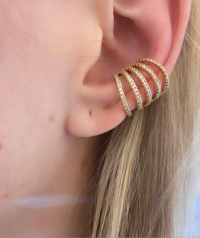 Bijoux d'oreilles -ear cuff shine