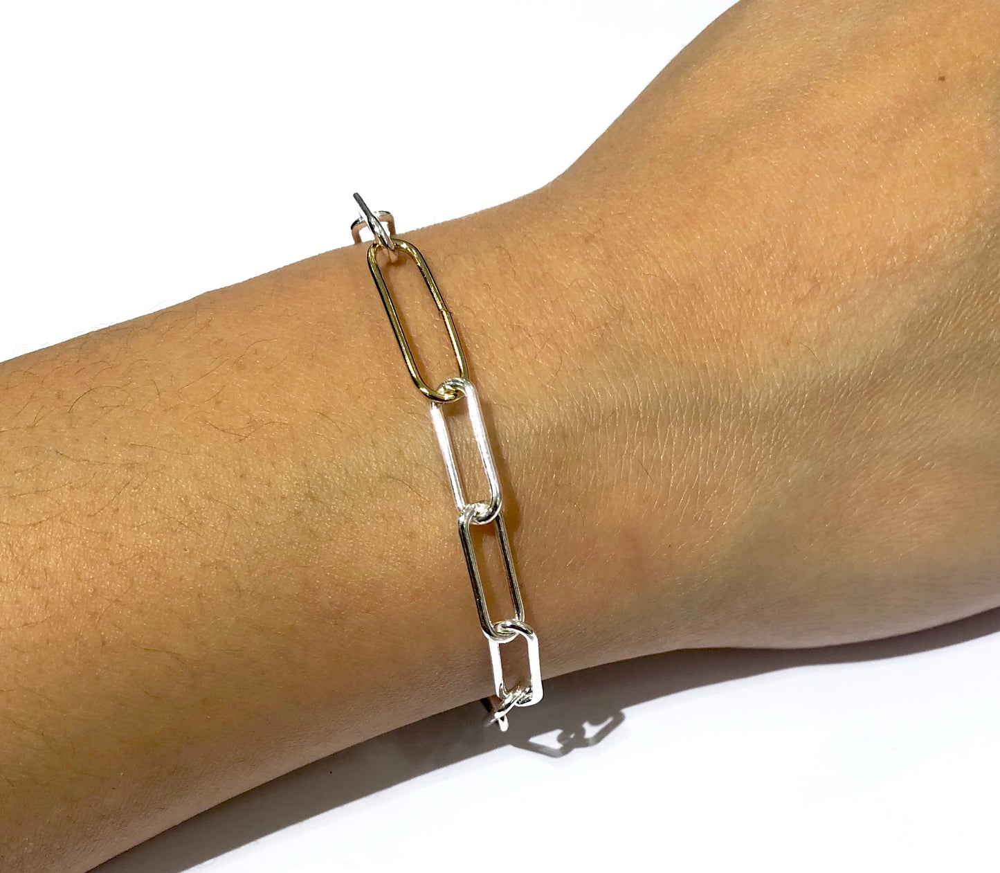 Bracelet maille Forçat silver