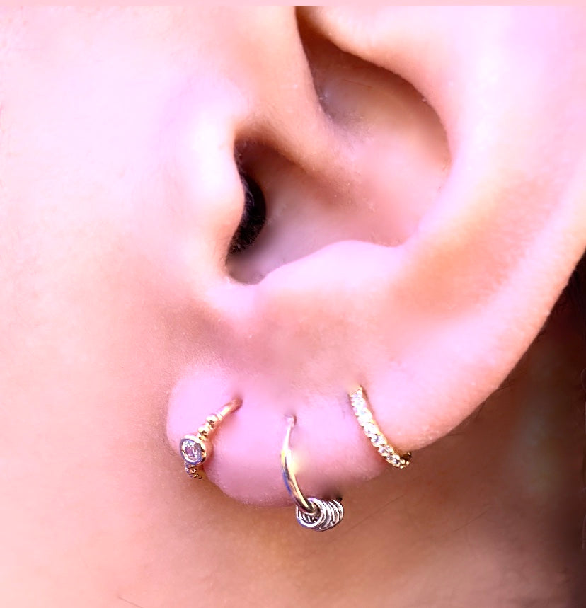 Anneaux d’oreilles / percing Line shine