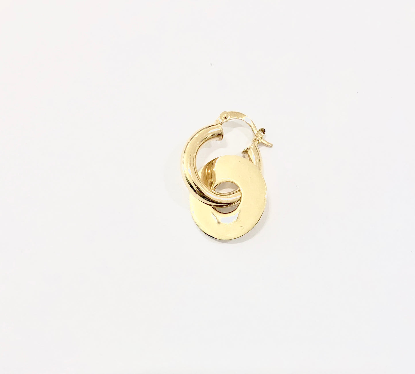 folk disque earrings / anneau d'oreille folk disque