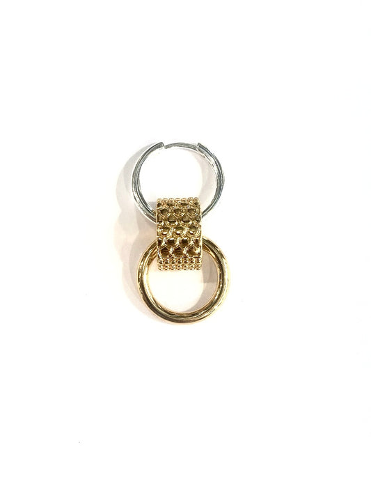 Boucle d' oreilles double node