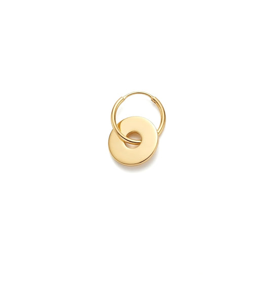 Anneau d'oreilles folk disque fine