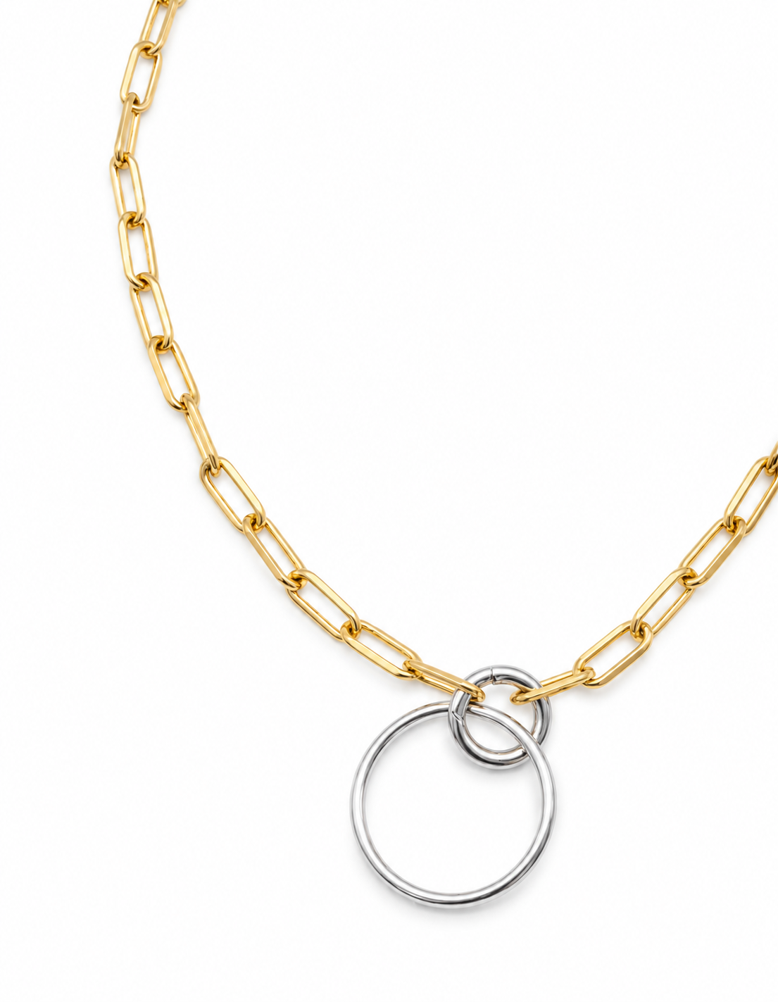 Collier armor ring gold
