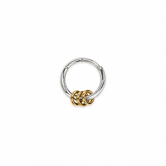 Percing ring bi color 1,2