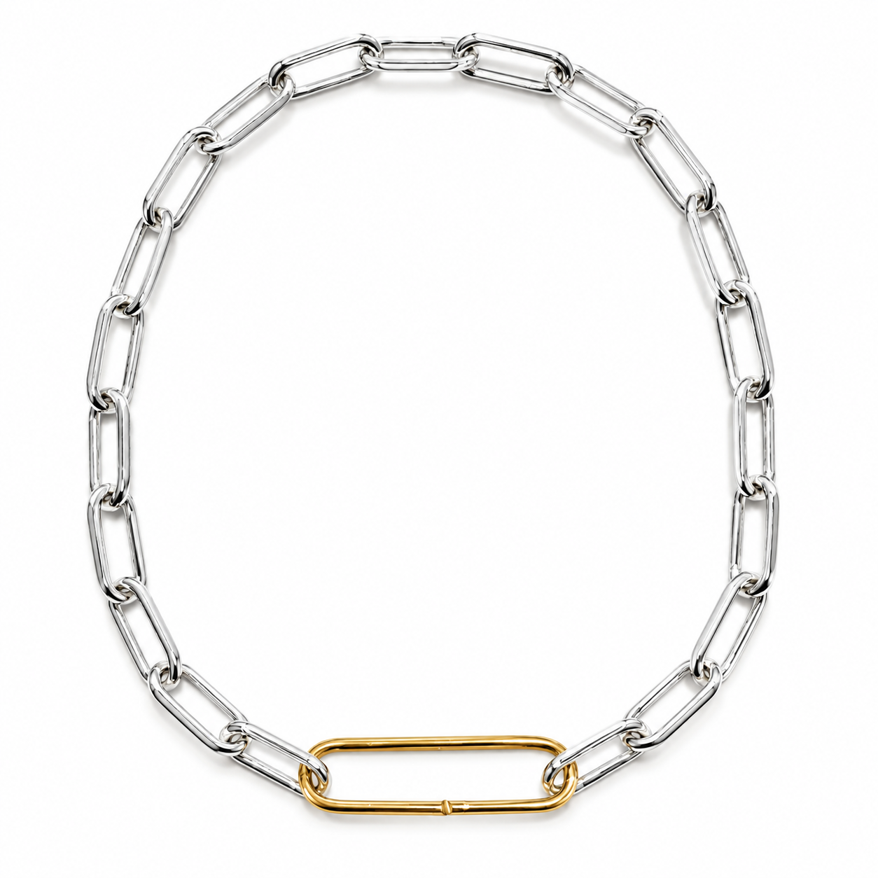 Bracelet maille fine silver