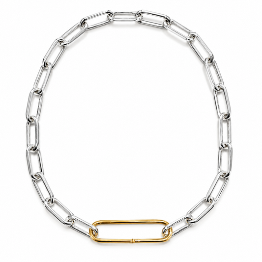 Bracelet maille fine silver