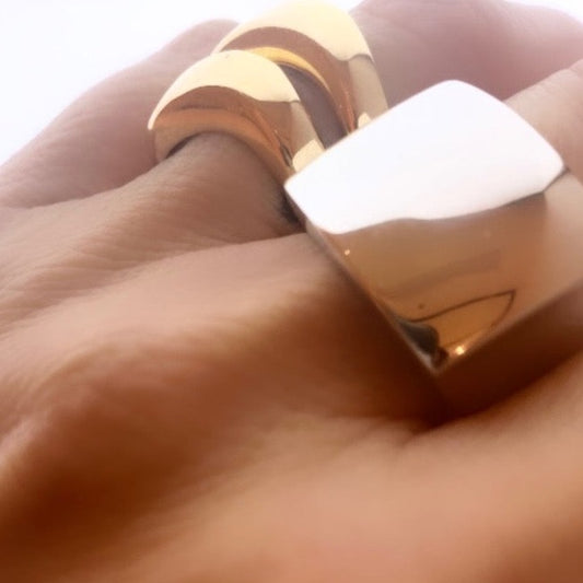 Double bague bumble