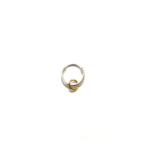 Anneau piercing / piercing bi color ring