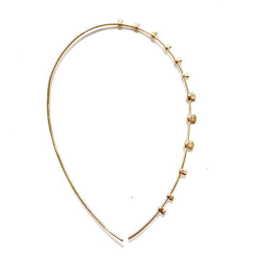 Boucle d'oreille / earring gold punk