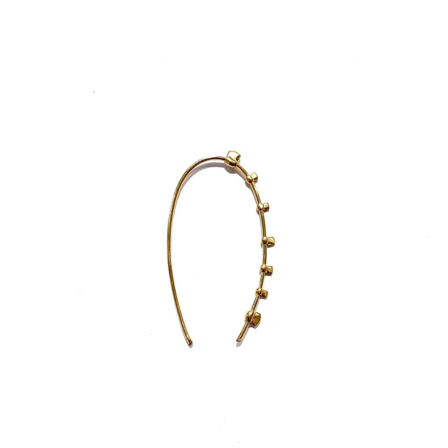 Boucle d'oreille / earring gold punky