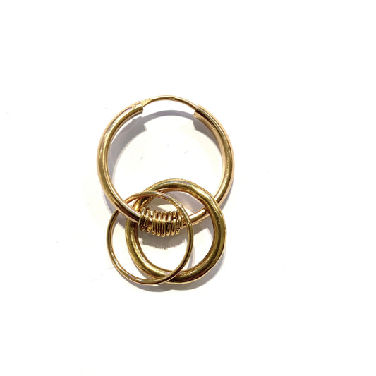 Boucle d'oreilles / earrings blue