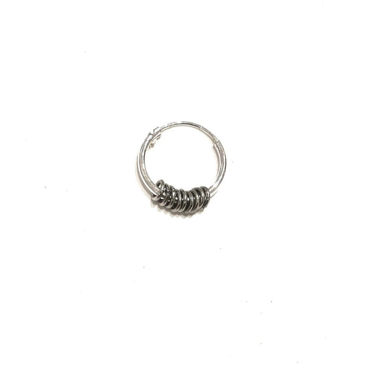 Anneau d'oreilles- piercing silver ring