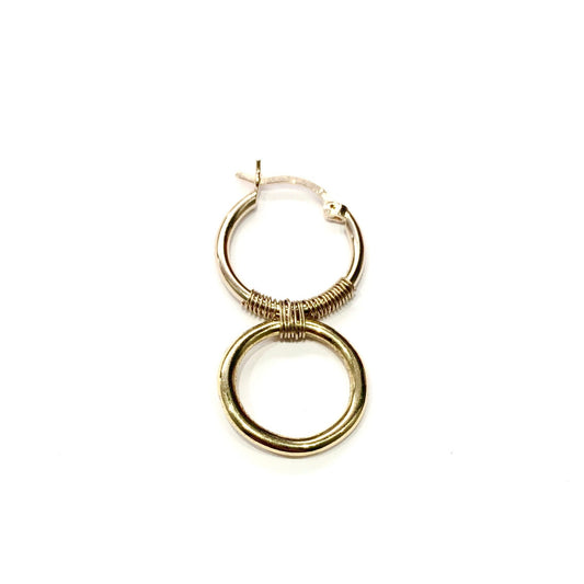 Anneau d'oreilles folk gold